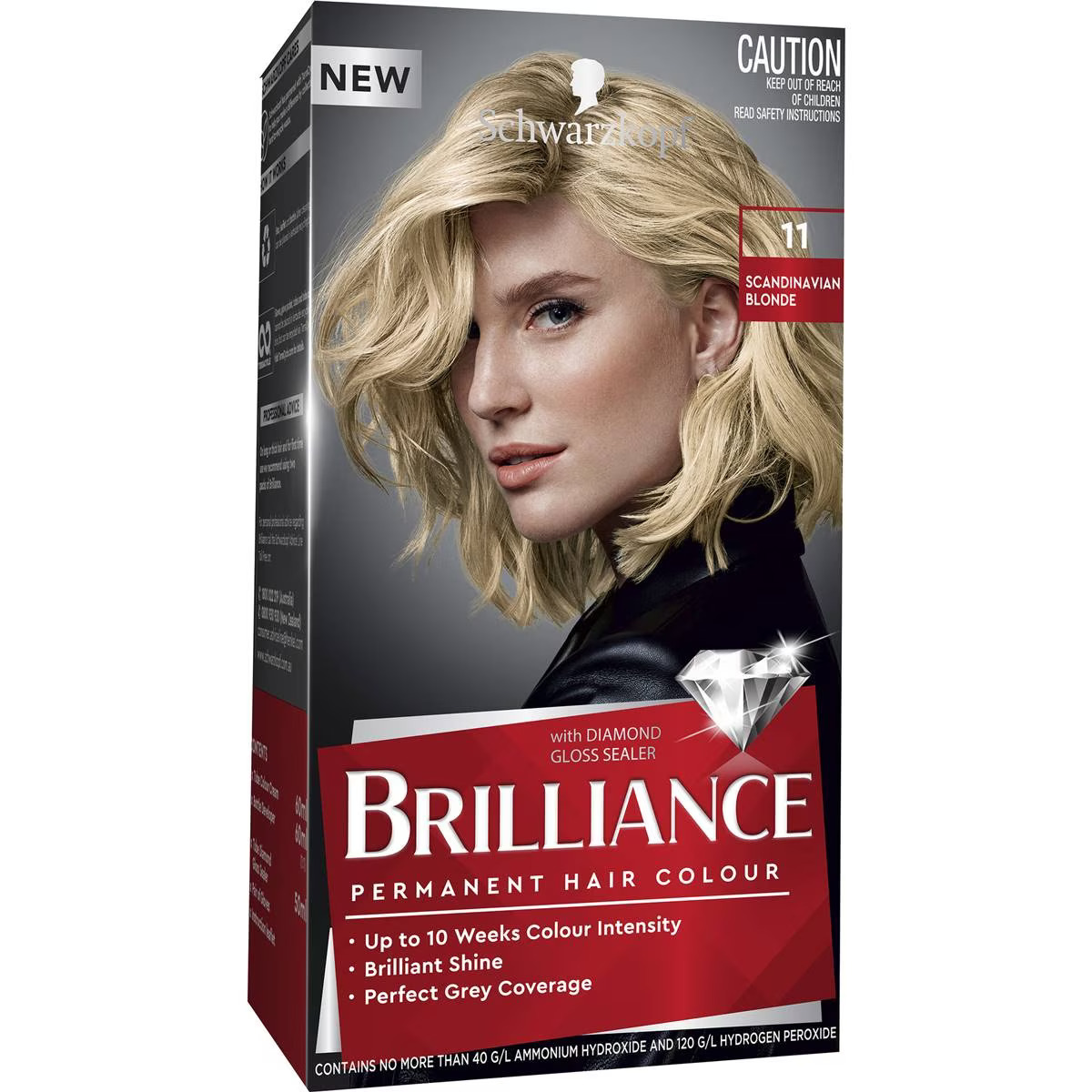 151657 Schwarzkopf Brilliance 11 Scandinavian Blonde Permanent Colour Each