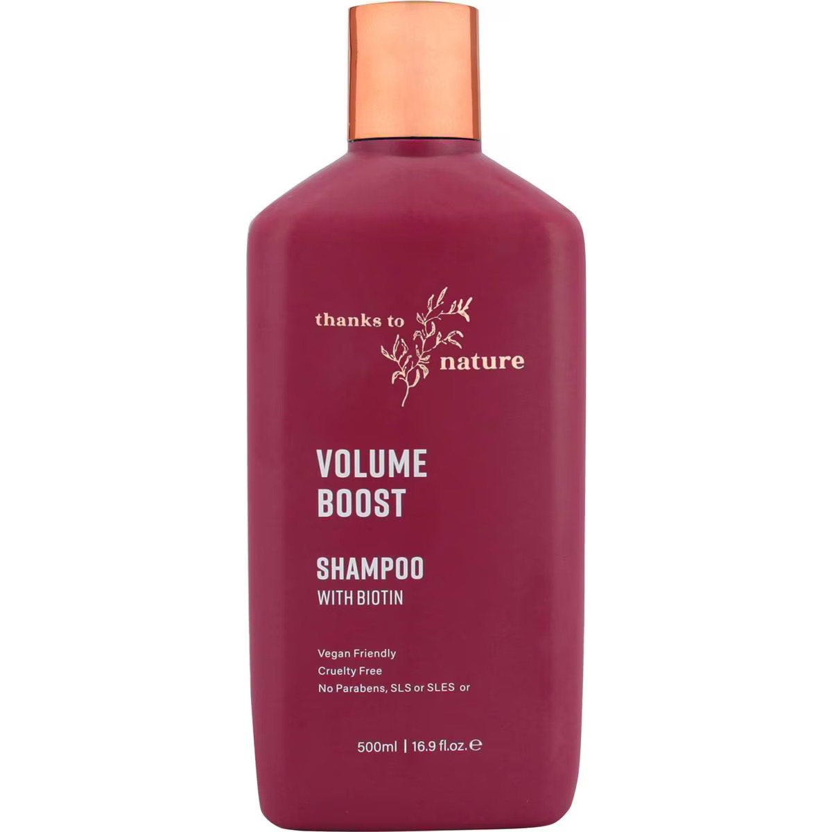 152656 Thanks To Nature Volume Boost Shampoo With Biotin 500ml