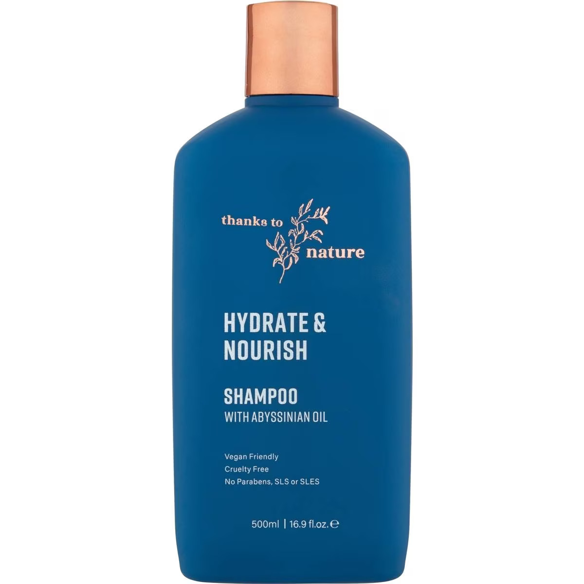 Thanks To Nature Hydrate & Nourish Shampoo With Abyssinian Oil 500ml