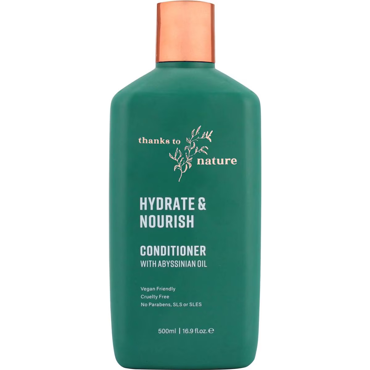 Thanks To Nature Hydrate & Nourish Conditioner With Abyssinian Oil 500ml