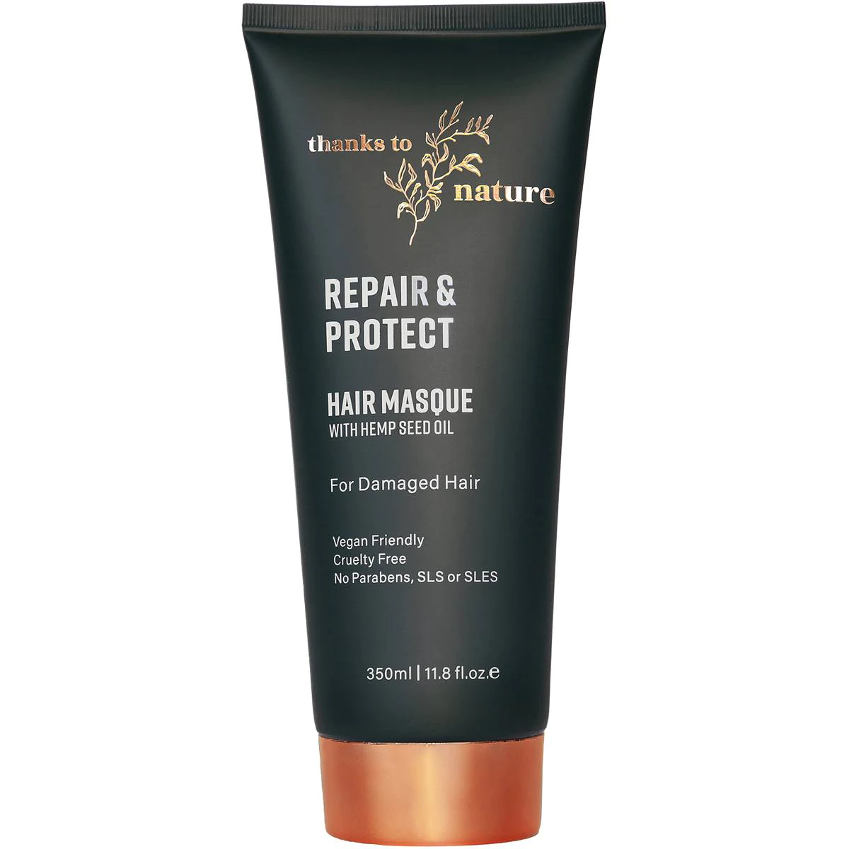 Thanks To Nature Repair & Protect Hair Masque With Hemp Seed Oil 350ml