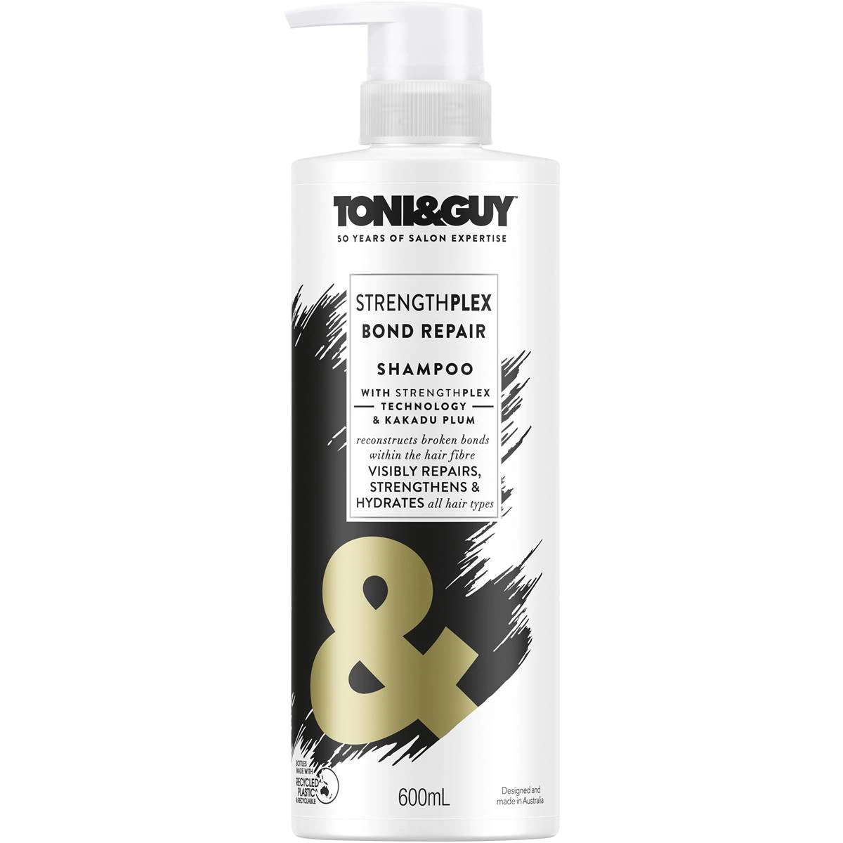 155033 Toni & Guy Strength Plex Bond Repair Shampoo 600ml