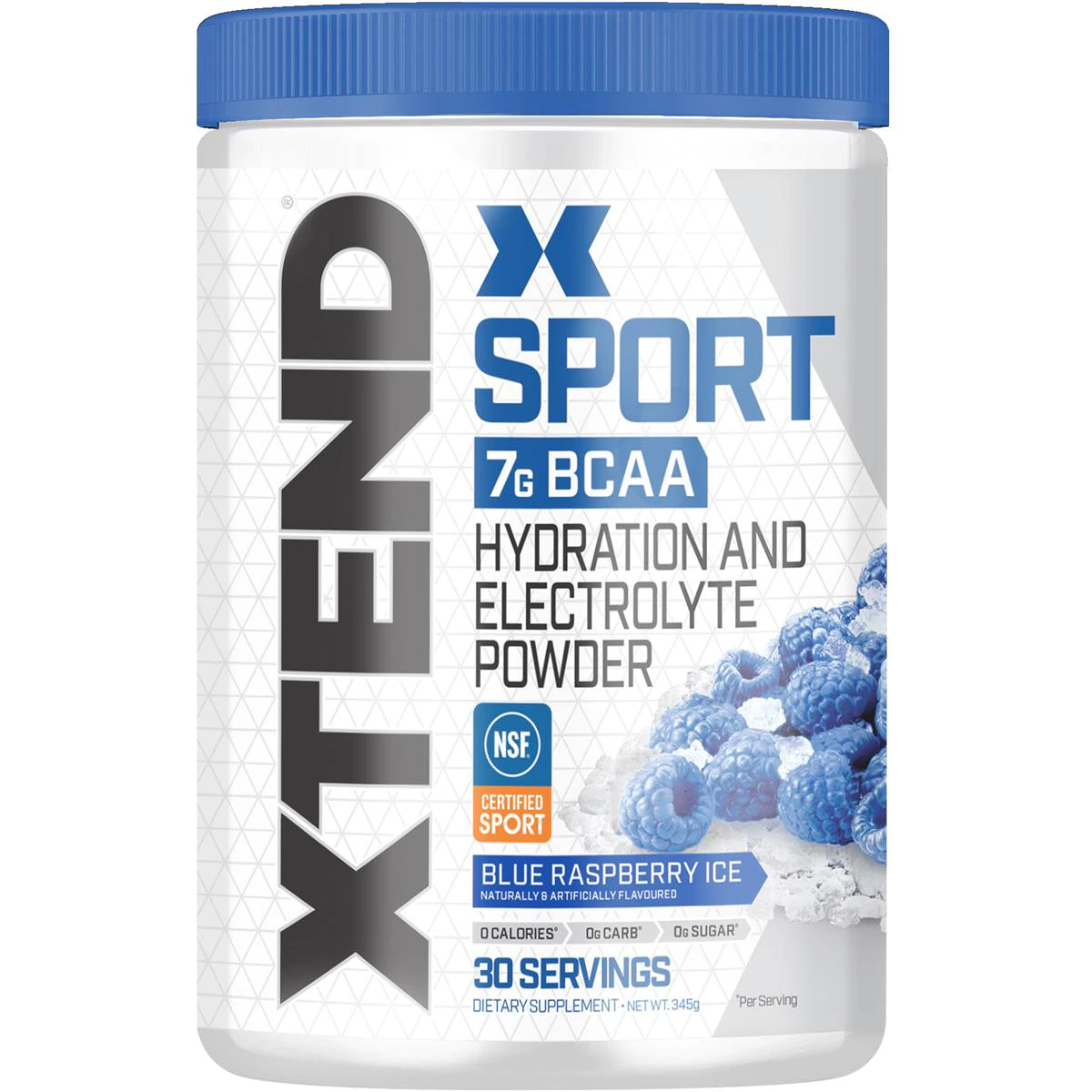 172084 Xtend Sport Blue Raspberry Ice 345g