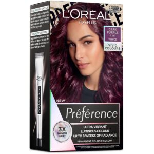 L'oreal Paris Preference Vivids Hair Colour Dark Purple Each