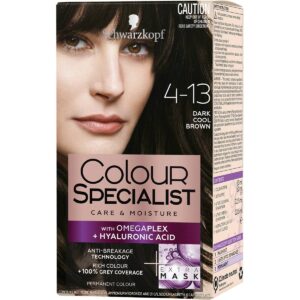 Schwarzkopf Colour Specialist 4.13 Dark Cool Brown Permanent Each