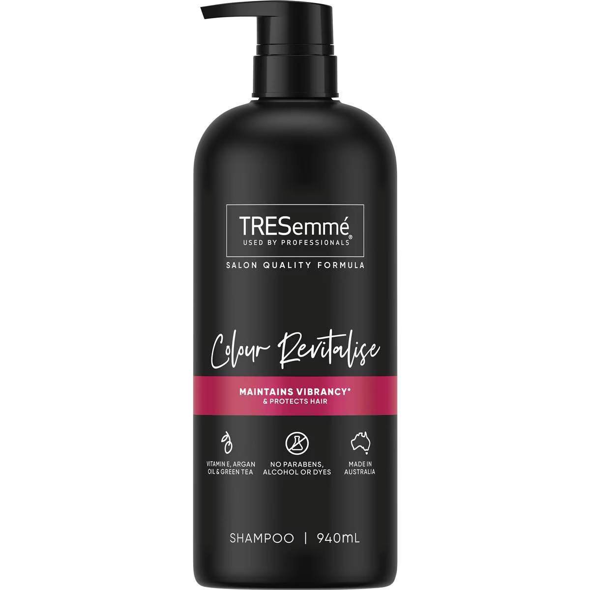 200973 Tresemme Colour Revitalise Shampoo Vit E, Agran Oil & Green Tea 940ml