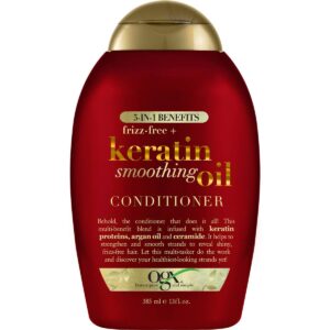 Ogx Keratin Smoothing Oil Conditioner For Frizzy Hair 385ml