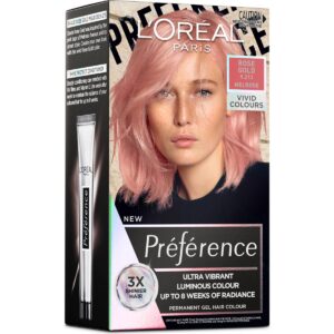 L'oreal Paris Preference Permanent Hair Colour Rose Gold Each