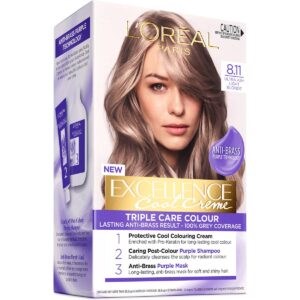 L'oreal Excellence Cool Crème Hair Colour Ultra Ash Light Blonde Each