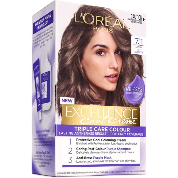 L'oreal Excellence Cool Crème Hair Ultra Ash Blonde Hair Colour Each