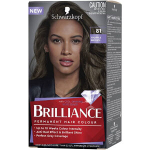 Schwarzkopf Brilliance 81 Truffle Brown Permanent Colour Each
