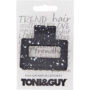 Toni & Guy Claw Square Clip Black & White Each