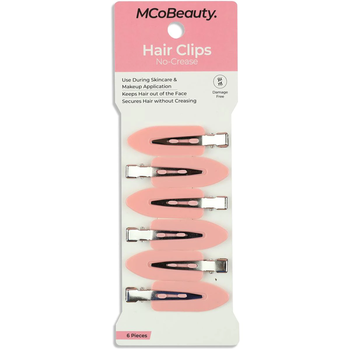Mcobeauty Hair Clips No Crease Assorted 6 Pack