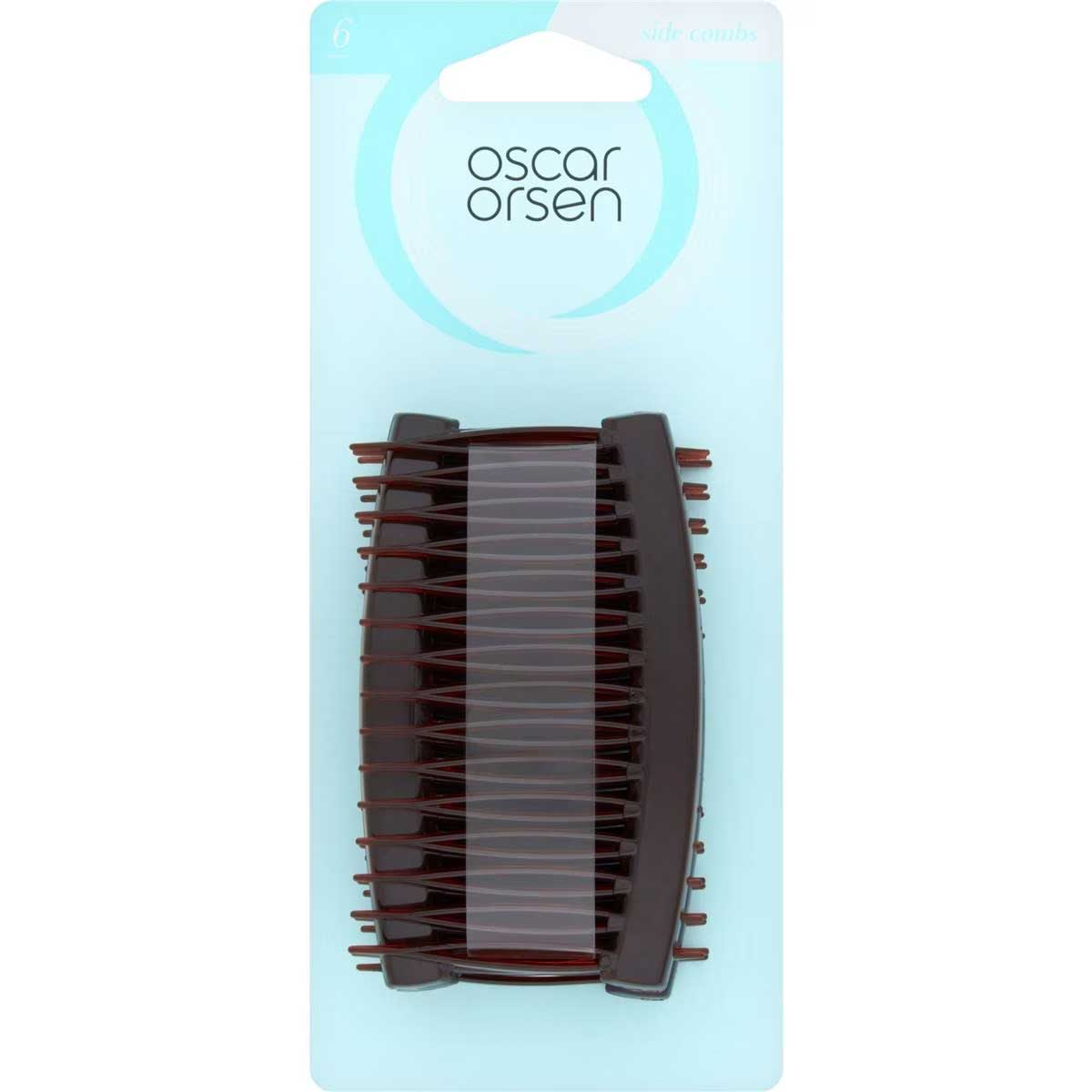 Oscar Orsen Hair Side Combs Shell 6 Pack
