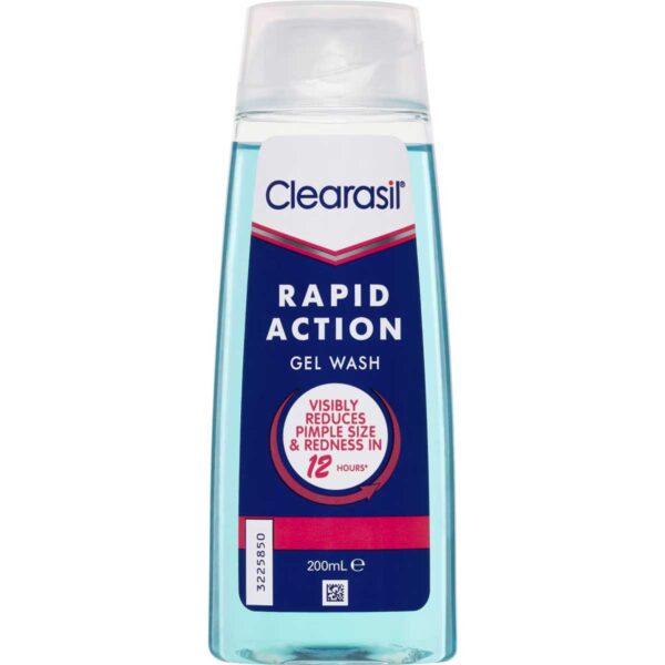Clearasil Rapid Action Face Cleanser Gel Wash 200ml