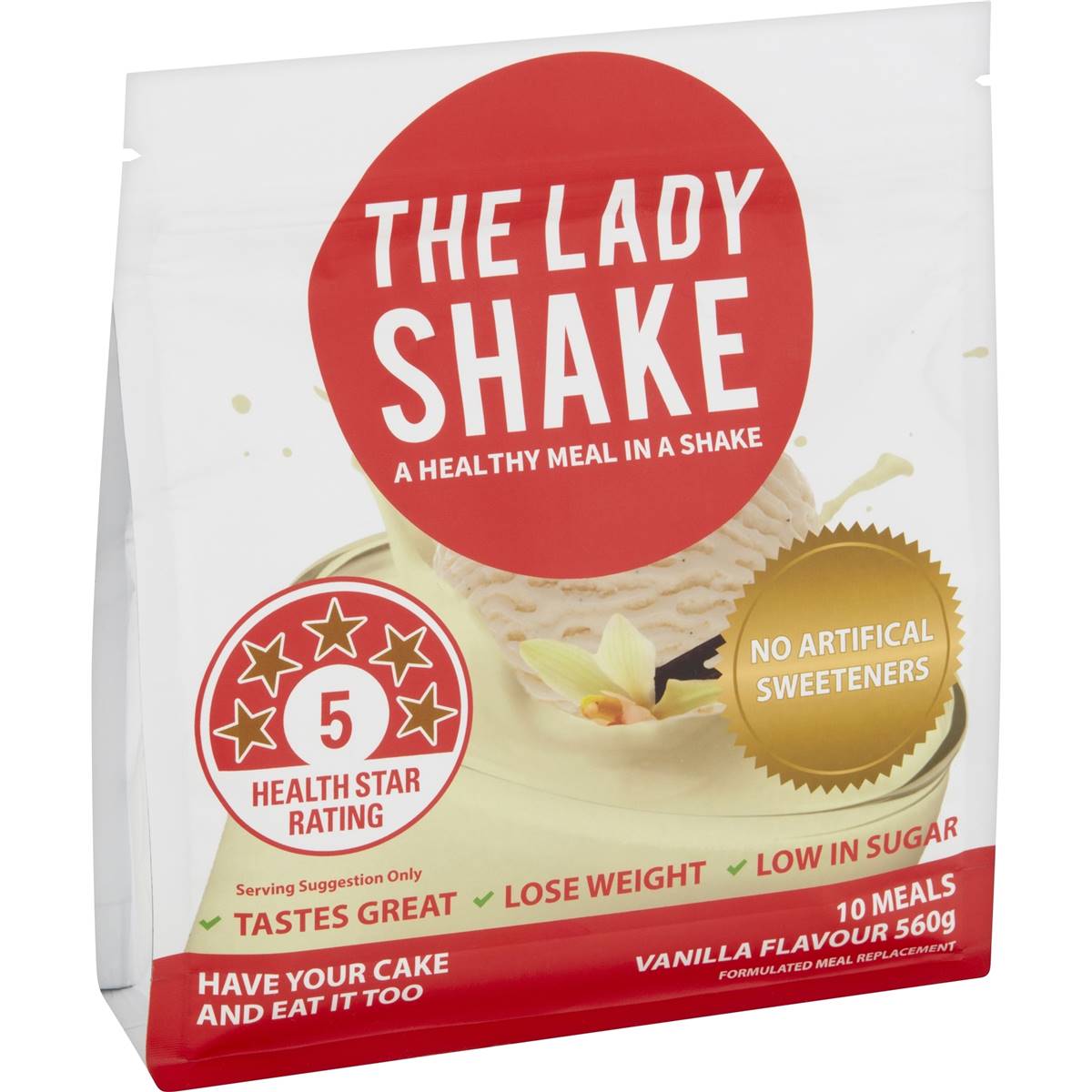 The Lady Shake Vanilla 560g