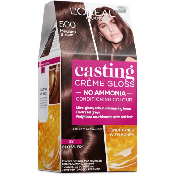 L'oreal Paris Casting Creme Gloss 500 Medium Brown Each