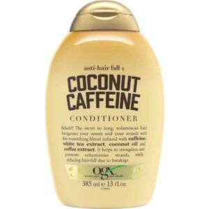 Ogx Coconut Caffeine Strengthening Conditioner For Damaged Hair 385ml