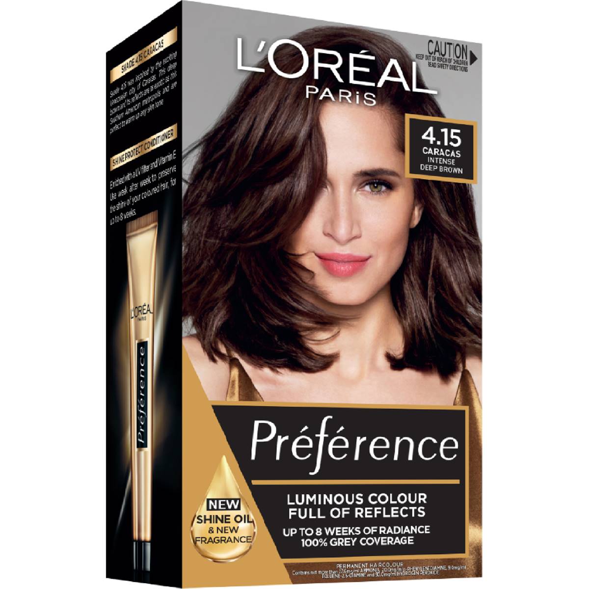 L'oreal Paris Preference 4.15 Rome Deep Brown Each