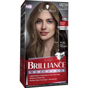 Schwarzkopf Brilliance Permanent Hair Colour L75 Brown Sugar Each