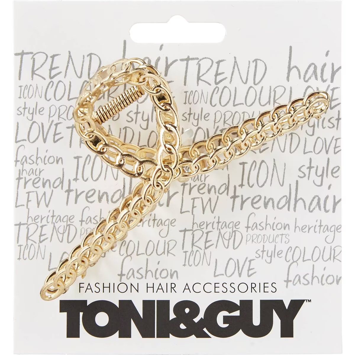Toni & Guy Chain Link Claw Clip Large Assorted Each