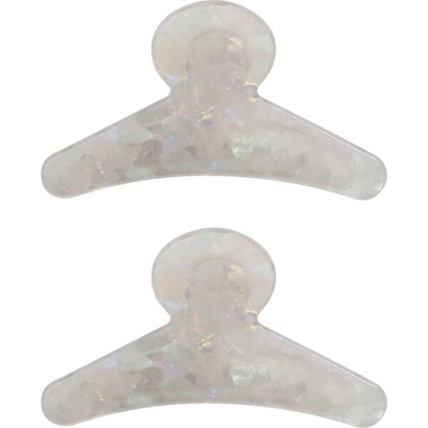 Mcobeauty Hair Claw Mini Curved Assorted 2 Pack