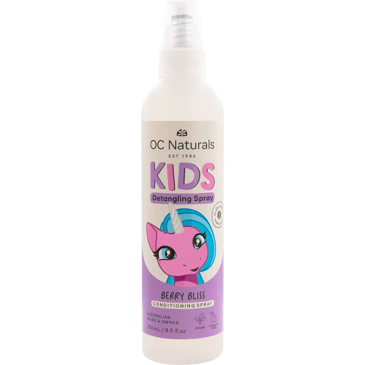 Oc Naturals Kids Detangling Spray 250ml The Australian Products