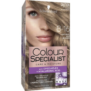 Schwarzkopf Colour Specialist Hair Colour 8-16 Natural Ash Blonde Each