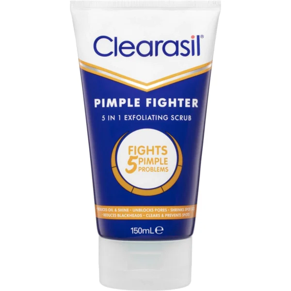 Clearasil 5 In 1 Pimple Fighter Exfoliating Scrub 150ml