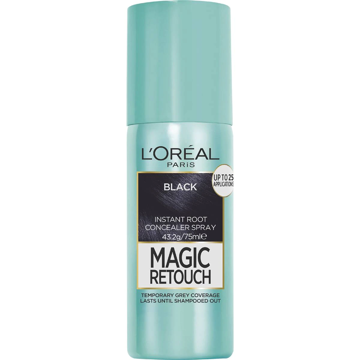 452051 L'oreal Paris Magic Retouch Hair Colour 1 Black Each