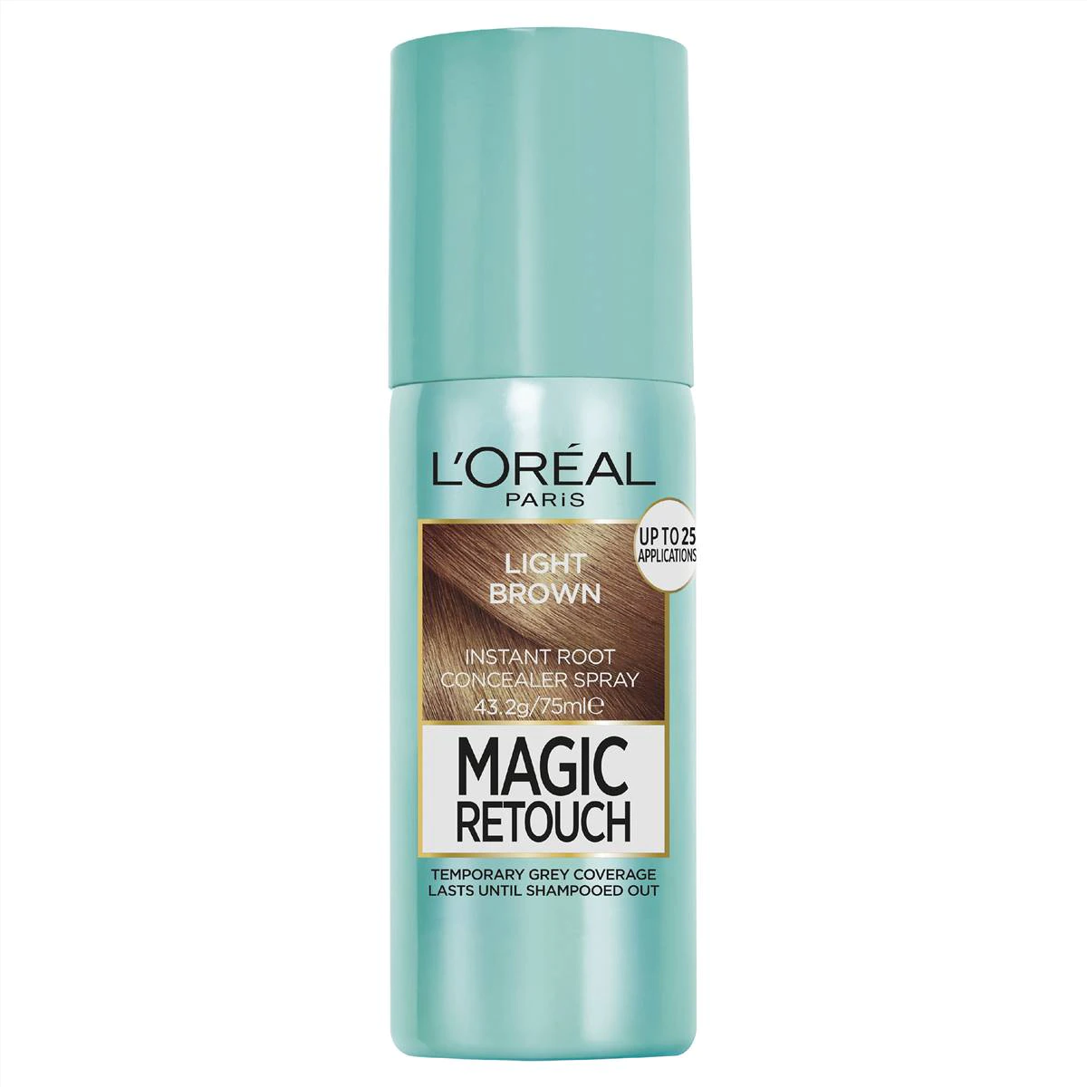 452081 L'oreal Paris Magic Retouch Hair Colour 4 Light Brown Each