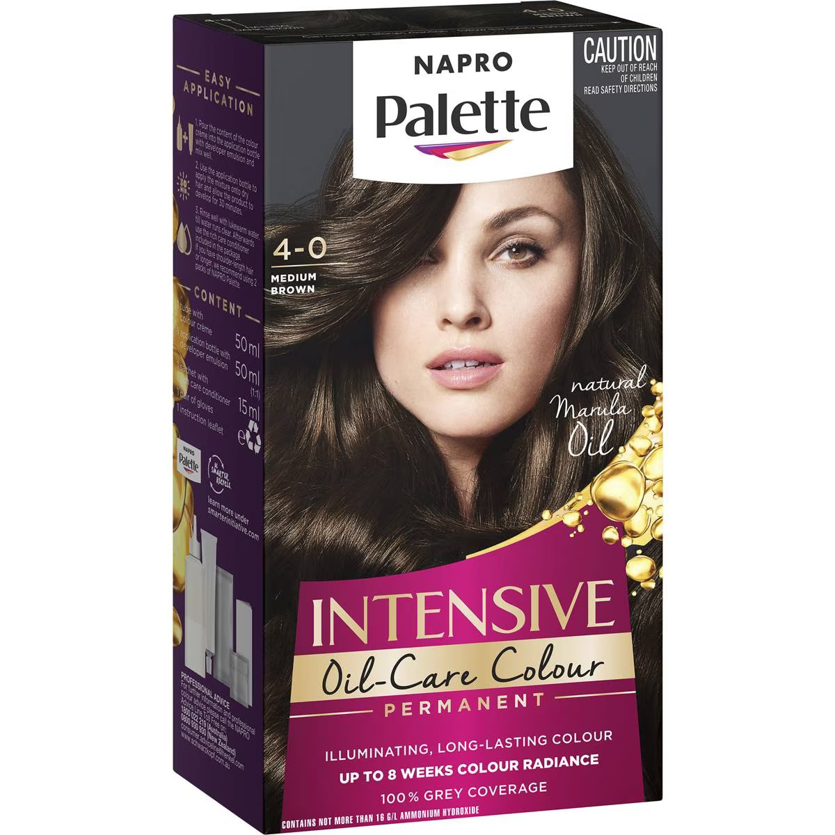 Napro Palette 4.0 Medium Brown Permanent Colour Each