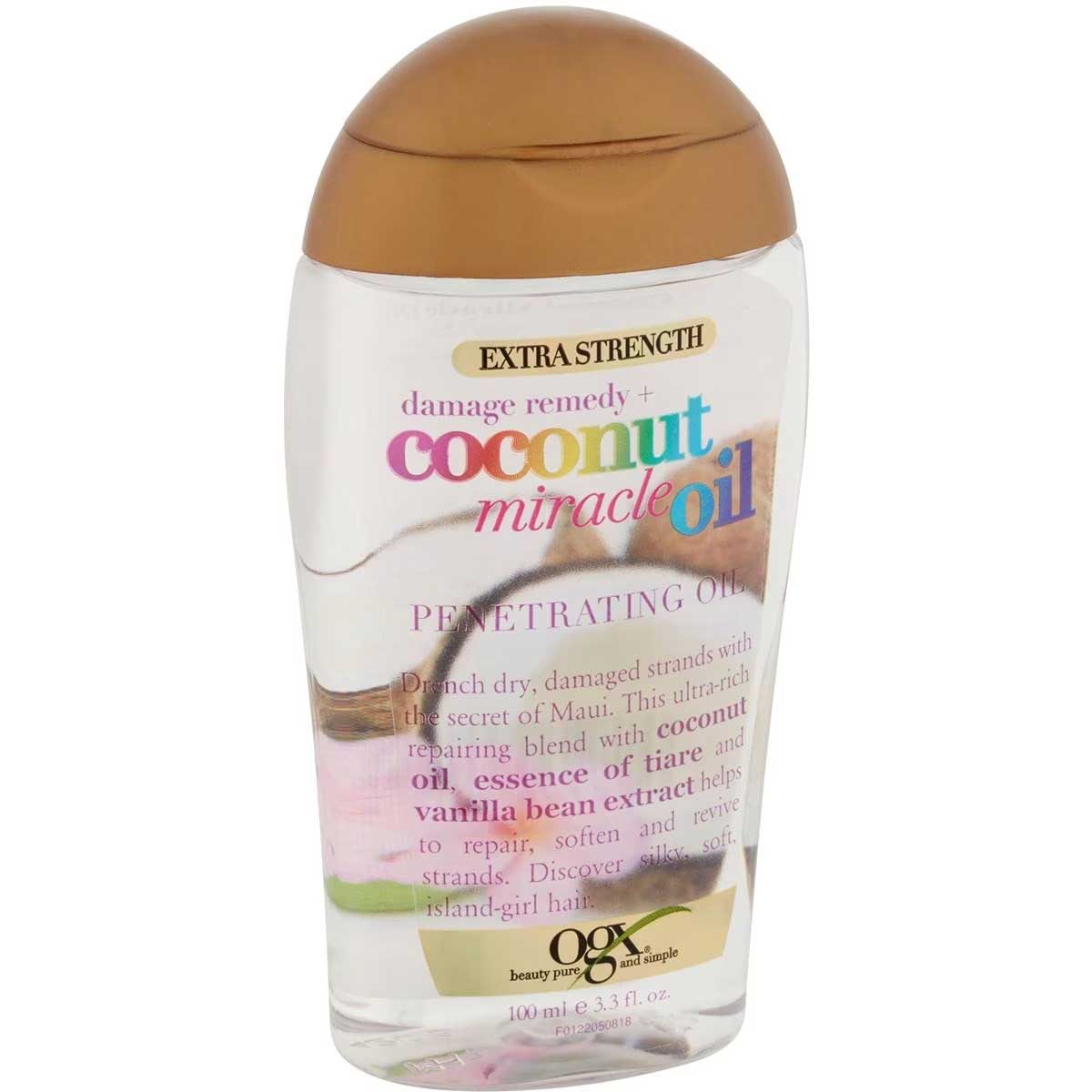Ogx Extra Strength Coconut Miracle Penetrating Oil For Dry Hair 100ml