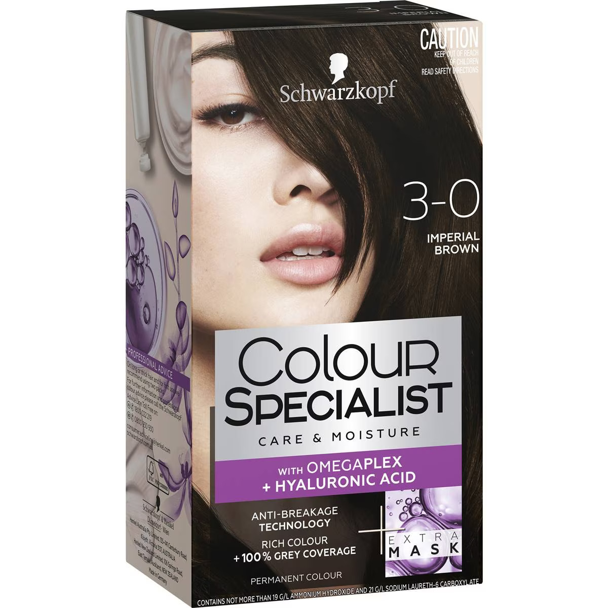 601358 Schwarzkopf Colour Specialist 3.0 Imperial Brown Permanent Each