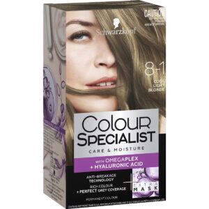 Schwarzkopf Colour Specialist 8.1 Cool Light Blonde Permanent Each
