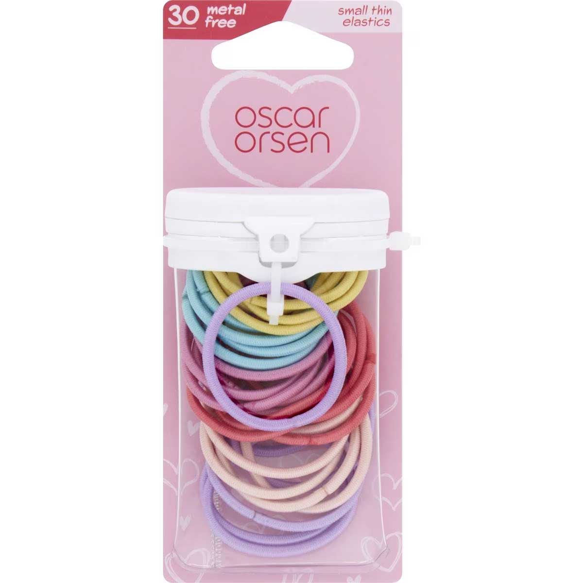 Oscar Orsen Bambino Kids Small Thin Elastics 30 Pack