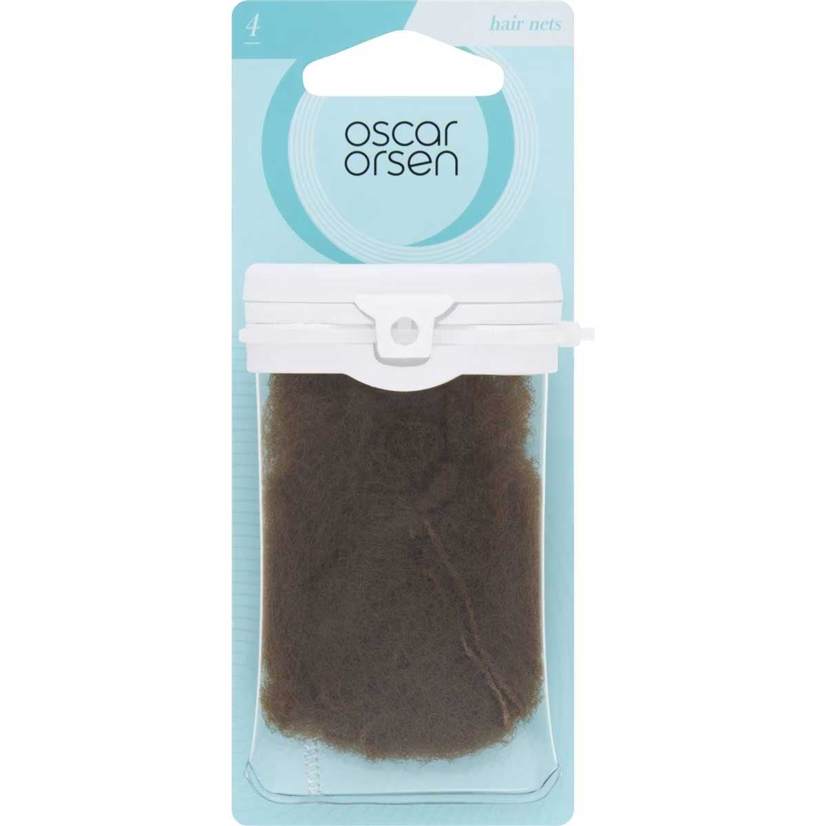 Oscar Orsen Hair Hair Nets Light Brown 4 Pack