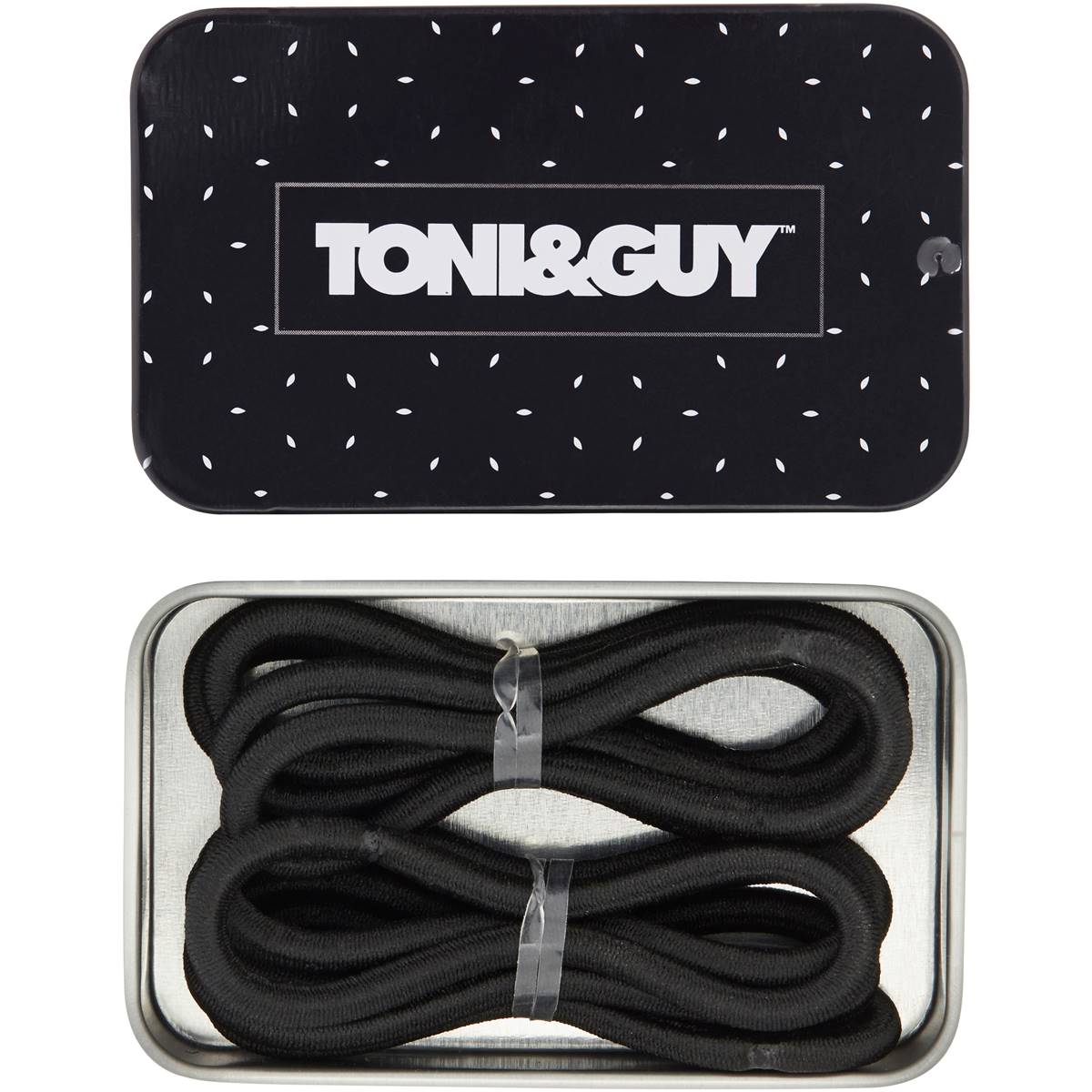Toni & Guy 4mm Elastic Black 10pc