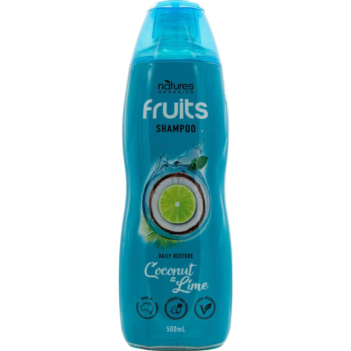 Natures Organics Fruits Shampoo Restore Coconut Lime 500ml