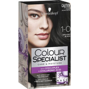Schwarzkopf Colour Specialist 1.0 Opulent Black Permanent Colour Each