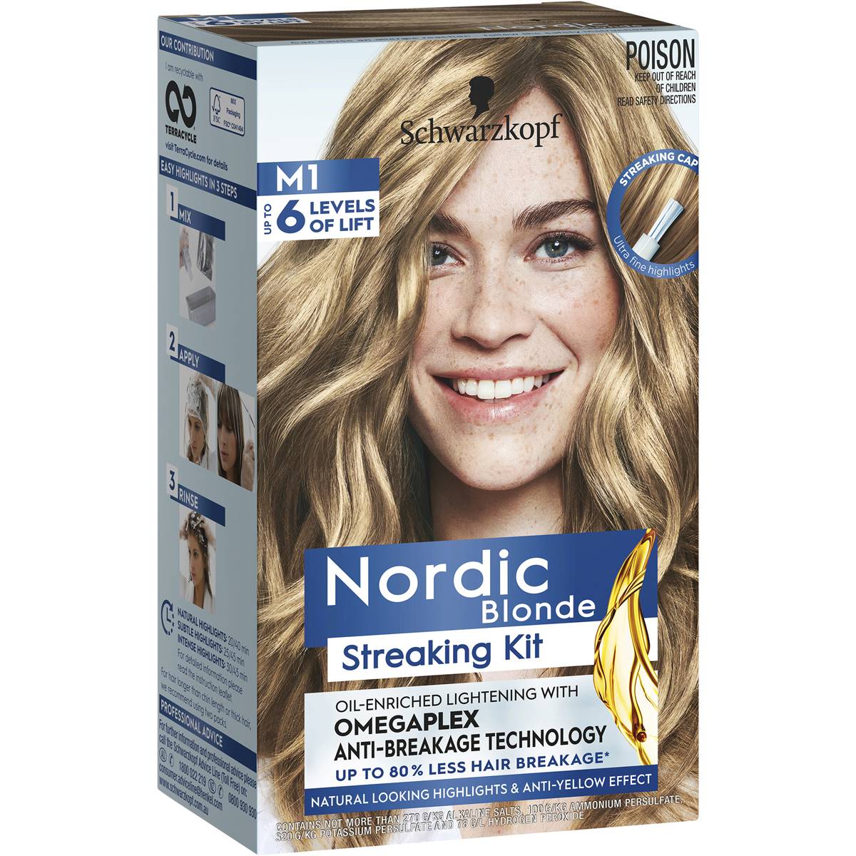 Schwarzkopf Nordic Blonde M1 Streaking Kit Each