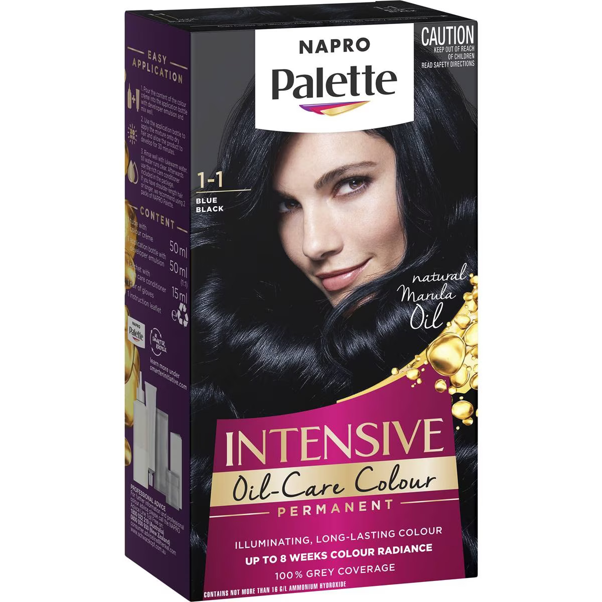 Napro Palette 1.1 Blue Black Permanent Colour Each