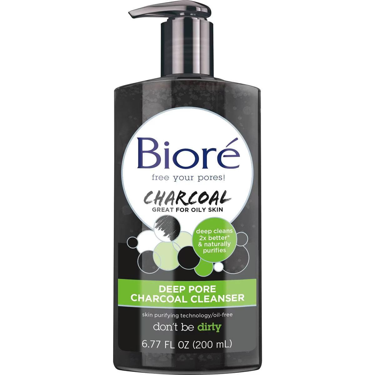 793174 Biore Cleanser Deep Pore Charcoal 200ml