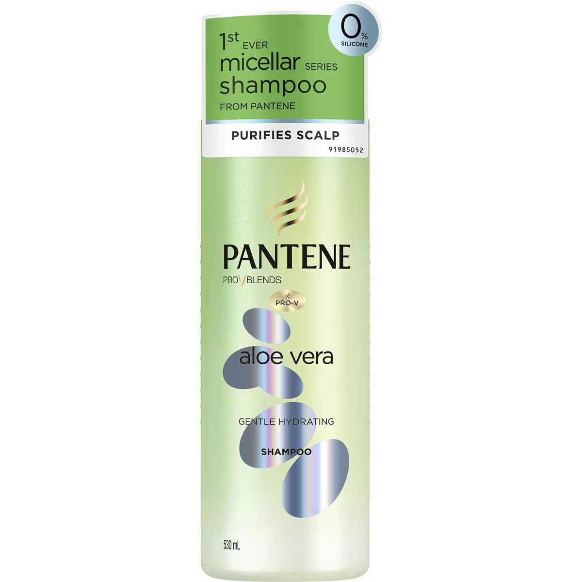 Pantene Micellar Aloe Vera Hydrating Shampoo 530ml